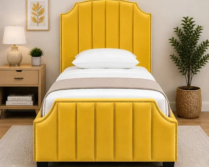 Arizona Elite Yellow Upholstered Bed