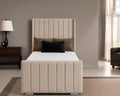 Beige Panel Single Bed – 3ft Single Size