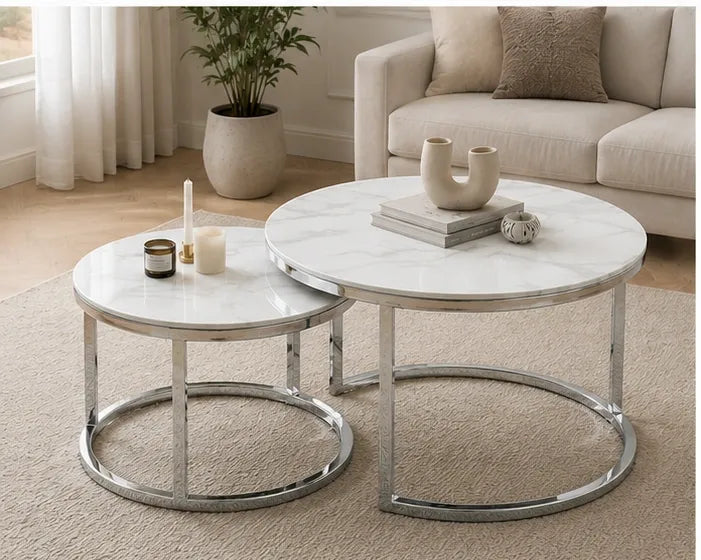 Luxury Living Room Coffee Table – Contemporary Stylish Centre Table with Modern Finish